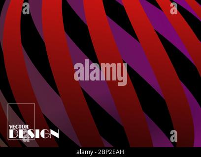 Abdeckungsdesign. Cool formt Verläufe mit den Schatten. Stock Vektor