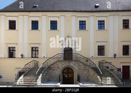 Benediktinerkloster in Lambach, Oberösterreich Stockfoto