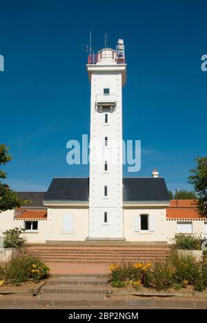 Frankreich, Poitou-VendÈe, Poitou-Vendee, Charente-Maritime, Les Sables-d'Olonne, Leuchtturm, Phare de la Potence Stockfoto