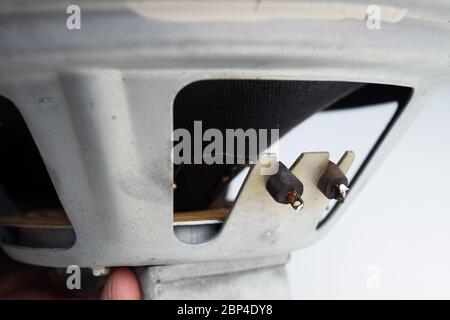 Antiker Sowjetischer Tieftöner 5gd-3 aus Vintage Akustik Symphony. Stockfoto