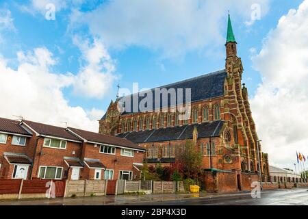 Gorton Monastery Außenansicht in Manchester, England, Vereinigtes Königreich Stockfoto