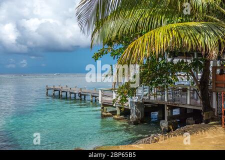 West End Roatan Stockfoto