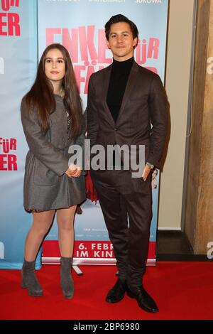 Maya Lauterbach,Tim Oliver Schultz,Uraufführungsenkel für Anfaenger,Kino Lichtburg,Essen,26.01.2020 Stockfoto