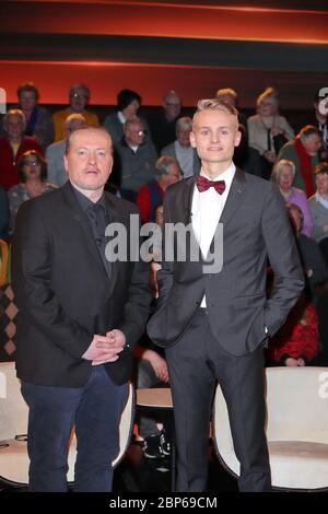 Joey Kelly, Luke Kelly, Markus Lanz Talkshow aus dem Studio Stahltwiete (Ausstellung 30.01.2020), Hamburg, 29.01.2020 Stockfoto