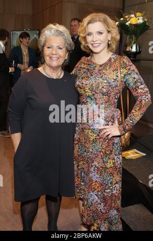 Hannelore Lay, Eva Habermann, Neujahrsempfang der Stiftung Kinderjahre, Hotel Le Royal Meridien Hamburg, 15.02.2020 Stockfoto