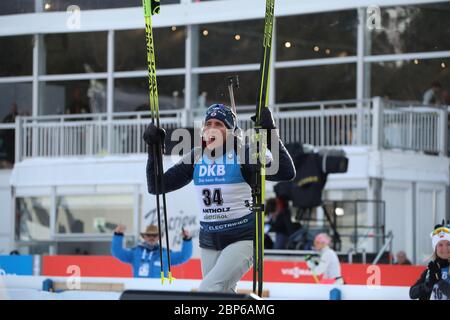 ITA, IBU Biathlon World Championship Antholz 2020 Stockfoto