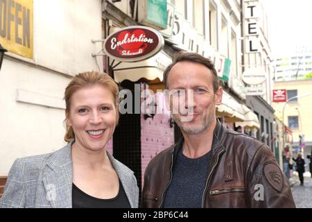 Franziska Weisz und Wotan Wilke Moehring,Foto-Gelegenheit Tatort-die goldene Zeit am Kiez,Hamburg,14.05.2019 Stockfoto