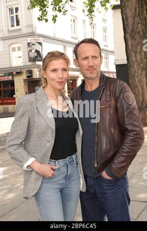 Franziska Weisz und Wotan Wilke Moehring,Foto-Gelegenheit Tatort-die goldene Zeit am Kiez,Hamburg,14.05.2019 Stockfoto