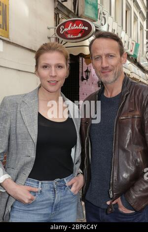 Franziska Weisz und Wotan Wilke Moehring,Foto-Gelegenheit Tatort-die goldene Zeit am Kiez,Hamburg,14.05.2019 Stockfoto