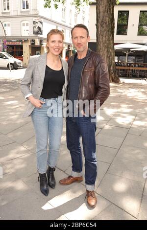 Franziska Weisz und Wotan Wilke Moehring,Foto-Gelegenheit Tatort-die goldene Zeit am Kiez,Hamburg,14.05.2019 Stockfoto