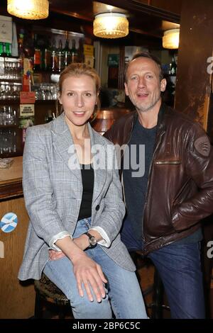 Franziska Weisz und Wotan Wilke Moehring,Foto-Gelegenheit Tatort-die goldene Zeit am Kiez,Hamburg,14.05.2019 Stockfoto