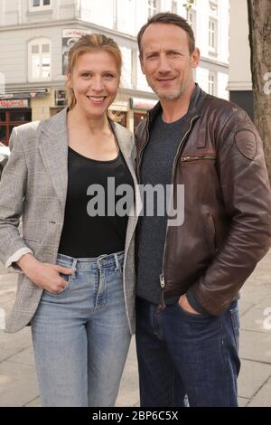 Franziska Weisz und Wotan Wilke Moehring,Foto-Gelegenheit Tatort-die goldene Zeit am Kiez,Hamburg,14.05.2019 Stockfoto