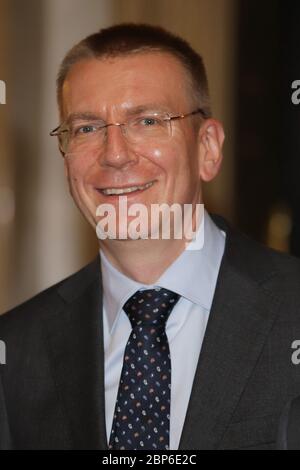 Edgars Rinkevics,Besuch des litauischen Außenministers, Rathaus Hamburg,21.05.2019 Stockfoto