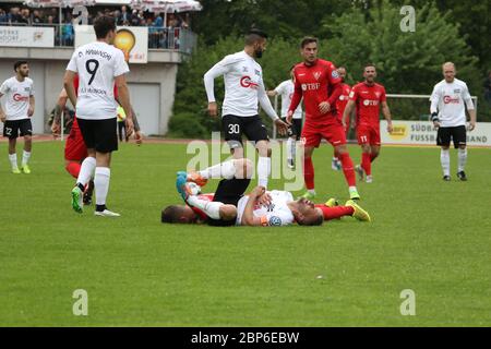 SBFV-Pokalfinale 2018/19: FC 08 Villingen-FC Rielasingen-Arlen Stockfoto