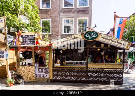 Internationaler Markt der Kieler Woche 2019 Stockfoto