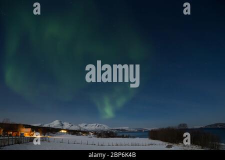 Nordlichter in Norwegen Stockfoto