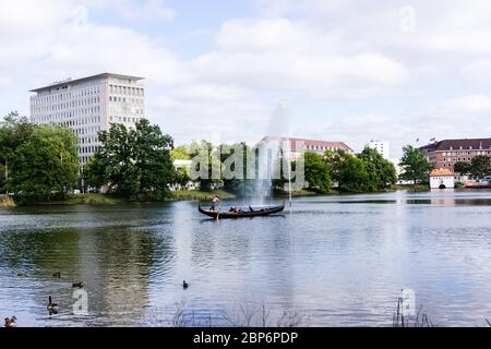 Venedig trifft Kiel auf der 125. Kieler Woche Stockfoto