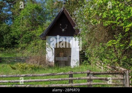 Hubertuskapelle, Döllersheim, Waldviertel, Österreich Stockfoto