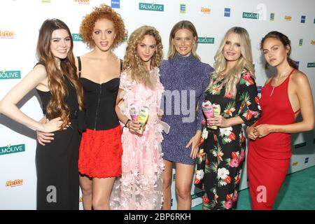 Klaudia mit K,Anna Ermakova,Simone Kowalski,Bar Rafaeli,Mirja DuMont,Elena Carriere,Palmolive Night,Spielbudenplatz Hamburg,27.06.2019 Stockfoto