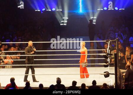 Das WWE Live Event 'SmackDown Live' in Hamburg Stockfoto