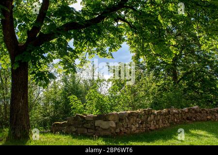 Friedhof, 'die alte Heimat' - Döllersheim, Waldviertel, Österreich Stockfoto