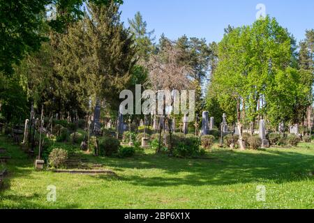 Friedhof, 'die alte Heimat' - Döllersheim, Waldviertel, Österreich Stockfoto