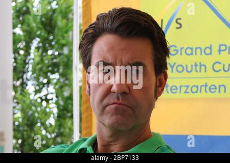 Pressekonferenz PK FIS Sommer GP Hinterzarten 2019 Stockfoto