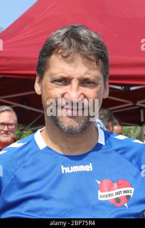 Patrick Bach, Kicken mit Herz Charity Fußballspiel aus dem Stadium des SC Victoria, Hamburg, 25.08.2019 Stockfoto