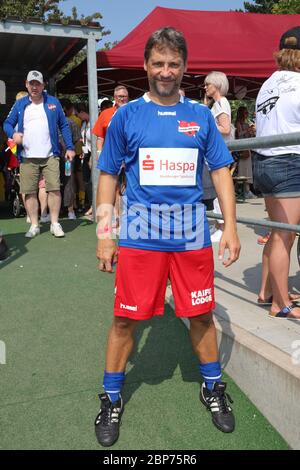 Patrick Bach, Kicken mit Herz Charity Fußballspiel aus dem Stadium des SC Victoria, Hamburg, 25.08.2019 Stockfoto