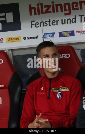 1. BL: 19-20: 7. Sptg. SC Freiburg - Borussia Dortmund Stockfoto