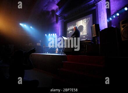 43. Leipziger Jazztage - Bang/HonorÃ©/Aarset/Rohrer Stockfoto