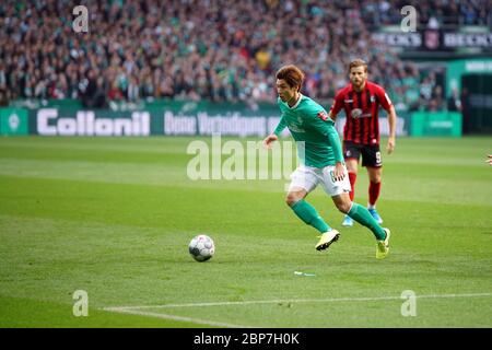 1. BL: 19-20: 10. Sptg. Werder Bremen - SC Freiburg Stockfoto