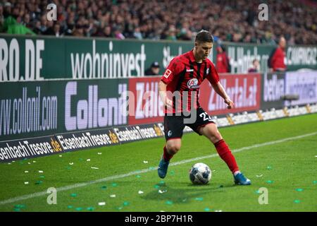 1. BL: 19-20: 10. Sptg. Werder Bremen - SC Freiburg Stockfoto