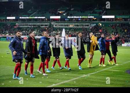 1. BL: 19-20: 10. Sptg. Werder Bremen - SC Freiburg Stockfoto