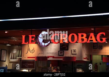 Weihnachtsmarkt Freiburg 2019 Stockfoto