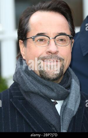 Jan Josef Liefers,Tatort Münster Limbus,am groÃŸer Kiepenkerl,Münster,14.11.2019 Stockfoto