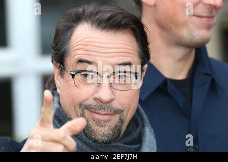 Jan Josef Liefers,Tatort Münster Limbus,am groÃŸer Kiepenkerl,Münster,14.11.2019 Stockfoto