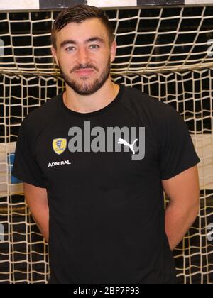 handballspieler jannik Kohlbacher Rhein-Neckar LÃ¶wen HBL Liqui Moly Handball-Bundesliga Saison 2019 2020 Stockfoto