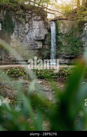 Giessen Wasserfall in Baselbiet Stockfoto