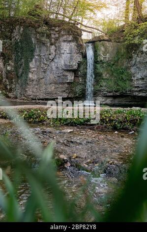 Giessen Wasserfall in Baselbiet Stockfoto