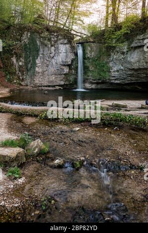 Giessen Wasserfall in Baselbiet Stockfoto