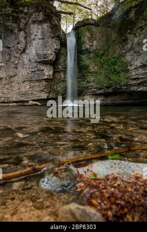 Giessen Wasserfall in Baselbiet Stockfoto