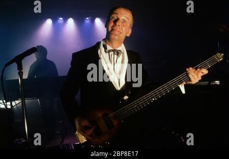 Dave Pegg von Jethro Tull. Auf 'A Little Light Music Tour' 1992 Stockfoto