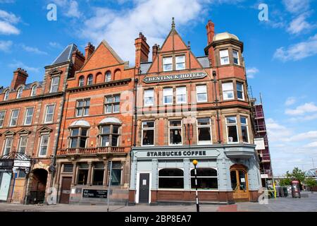 Bentinck Hotel in der Carrington Street im Stadtzentrum von Nottingham, Nottinghamshire, England Stockfoto