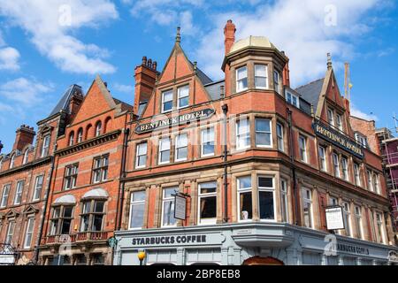 Bentinck Hotel in der Carrington Street im Stadtzentrum von Nottingham, Nottinghamshire, England Stockfoto