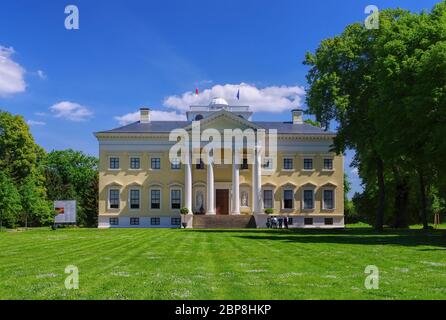 Woerlitzer Park Schloss - englischen Garten Wörlitz Palast 01 Stockfoto