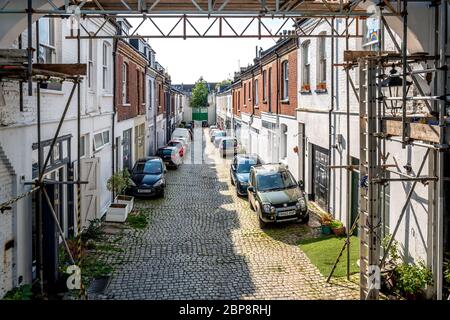 Brighton UK 15. Mai 2020: Oxford Mews in Hove Stockfoto