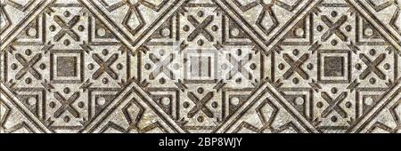 Wanddekor für die Inneneinrichtung, Keramik-Fliesen-Design. Es kann für Keramikfliesen, Tapete, Linoleum, Hintergrund, Deckblatt, Poster, Texti verwendet werden Stockfoto