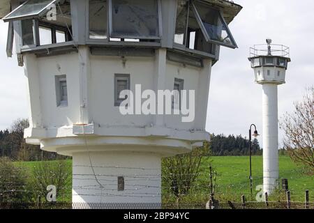 Mödlareuth an der Gremnze Bayern-Thüringen Stockfoto