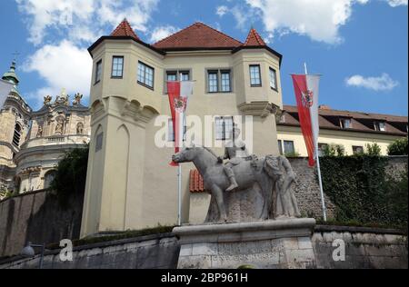 Martin's gut vor der Basilika St. Martin und Oswald in Weingarten, Deutschland Stockfoto